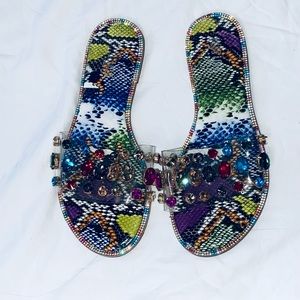 Cute Colorful slide sandals